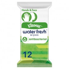 Kleenex Water Fresh Antibacterial Wet Wipes 12 per pack