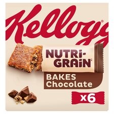 Kelloggs Nutri Grain Chocolate Chip Breakfast Bakes 6 Pack