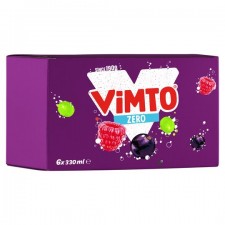 Vimto No Added Sugar 6x330ml Cans