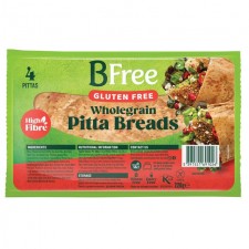 BFree Gluten Free Stone Baked Wholegrain Pitta Breads 4 per pack