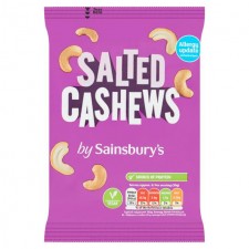 Sainsburys Salted Cashews 200g