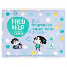 Fred and Flo Fragranced Nappy Bags 150pk