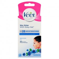 Veet Face Wax Strips Sensitive Skin 20 per pack