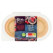 Sainsburys Taste The Difference Sweet Pastry Tartlets 6 Pack