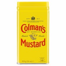 Catering Size Colmans Double Superfine English Mustard 454g Tin.