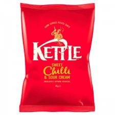 Retail Pack Kettle Chips Sweet Chilli and Sour Cream 18 x 40g Box