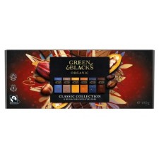 Green and Blacks Organic Classic Miniature Bar Collection 180g (Black label)