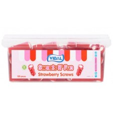 Vidal 300 Sweets R Fun Strawberry Screws 780g