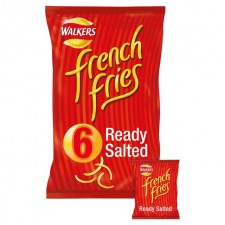 Walkers French Fries Ready Salted 6 Pack