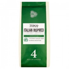 Tesco Italian Roast and Ground Coffee 227g  