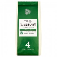 Tesco Italian Roast and Ground Coffee 454g 