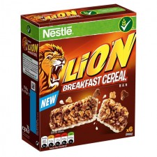 Nestle Lion Bar Cereal Bars 6 x 25g