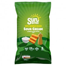 Sunbites Sour Cream and Black Pepper 6 Pack
