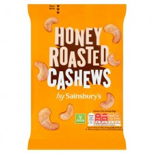 Sainsburys Honey Roast Cashews 150g