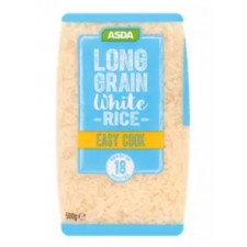 Asda Easy Cook Long Grain White Rice 500g