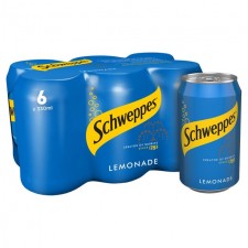 Schweppes Original Lemonade 6 x 330ml Cans