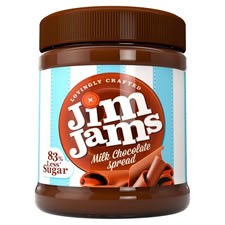 JimJams 83% Less Sugar Milk Chocolate Spread 350g