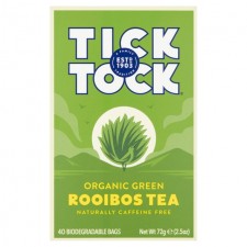 Tick Tock Rooibos Organic Green Tea 40 Teabags