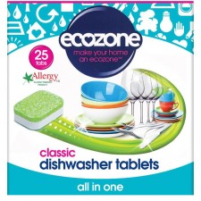 Ecozone Classic All In One Dishwasher Tablets 25 Pack