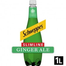Schweppes Canada Dry Ginger Ale Slimline 1 Litre Bottle