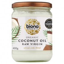 Biona Organic Virgin Coconut Oil Raw 400g