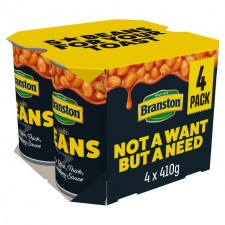 Branston Baked Beans In Tomato Sauce 4x410g