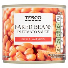 Tesco Baked Beans in Tomato Sauce 220g.