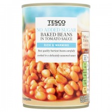Tesco Baked Beans No Added Sugar 420g