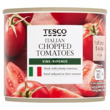 Tesco Italian Chopped Tomatoes 227g.