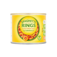Sainsburys Spaghetti Rings in Tomato Sauce 200g