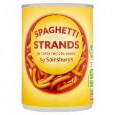 Sainsburys Spaghetti in Tomato Sauce 400g