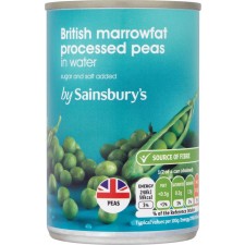 Sainsburys Marrowfat Processed Peas 300g