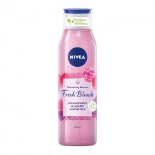 NIVEA Fresh Blends Natural Raspberry Blueberry And Almond Milk Body Wash 300ml